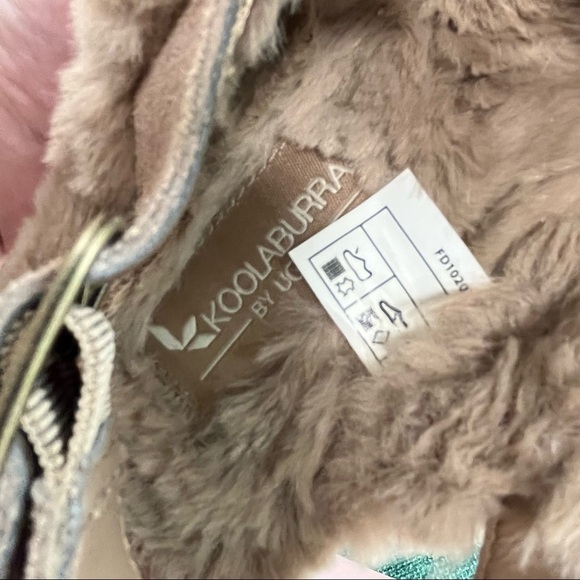 UGG Koolaburra Tan Fuzzy Slippers - Picture 7 of 7